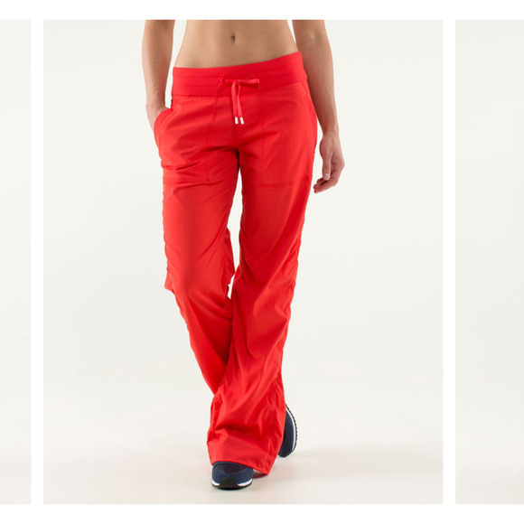 Womens Lululemon W5573S Studio Pants II No Liner Size 6 Love Red - Picture 1 of 13